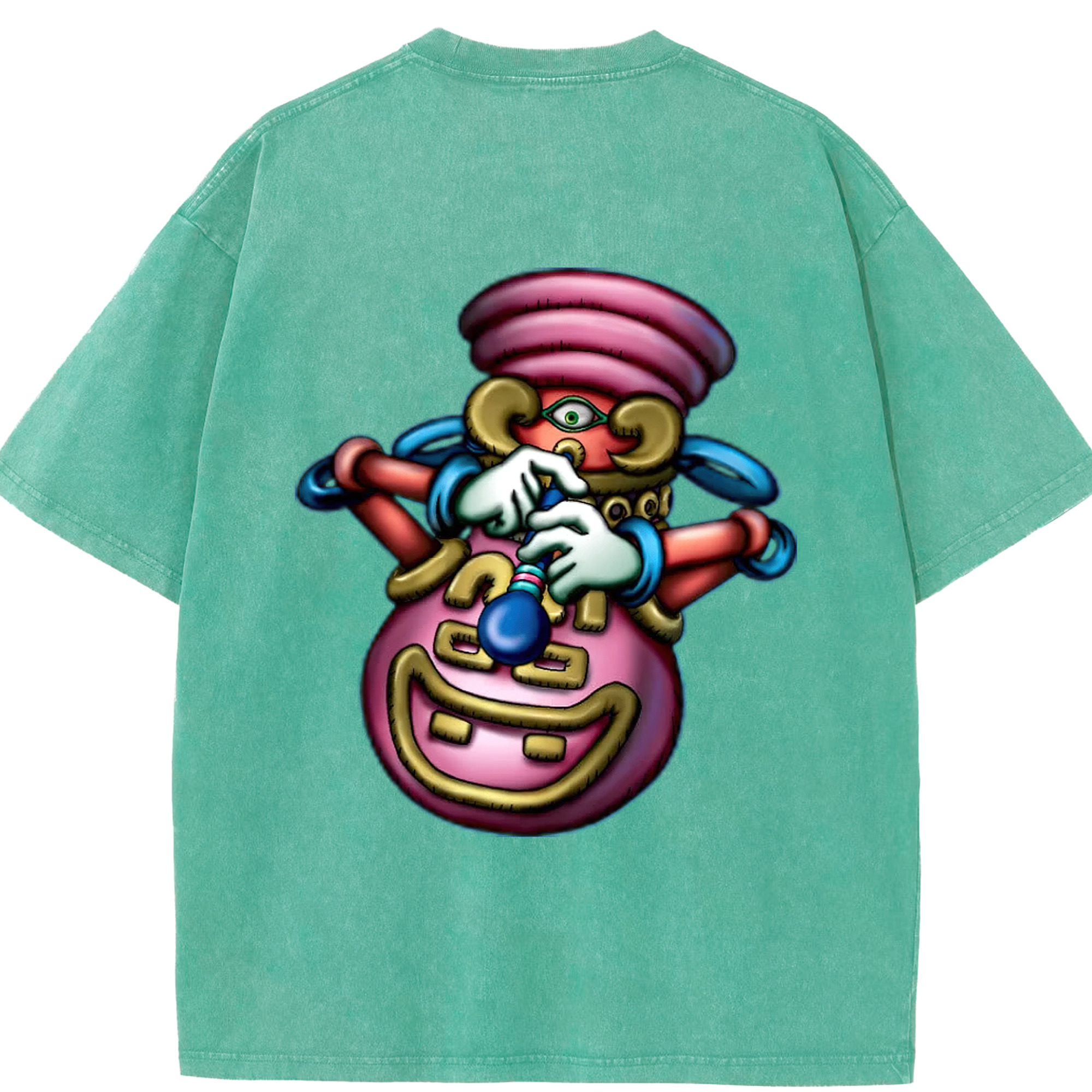 （画像用） 遊☆戯☆王 Yu-Gi-Oh! 綿100% ヴィンテージ風 半袖Tシャツ（背面プリント）